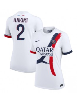 Paris Saint-Germain Achraf Hakimi #2 Replika Borta Kläder Dam 2024-25 Kortärmad